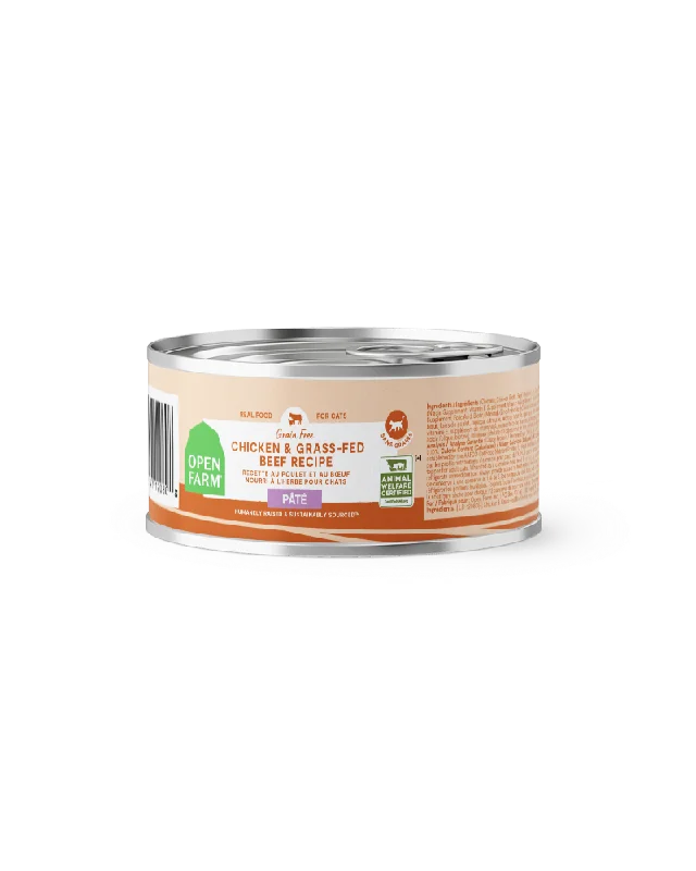 Open Farm Chicken & Grass Fed Beef Pâté for Cats 5.3oz