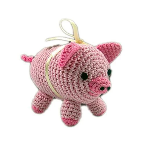 Piggy Boo Organic Cotton Dog Toy