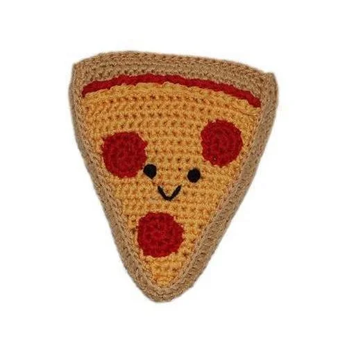 Pizza Organic Cotton Dog Toy