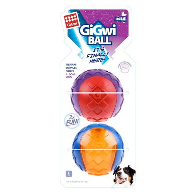 GiGwi Ball Squeaker (Large) – 2pk