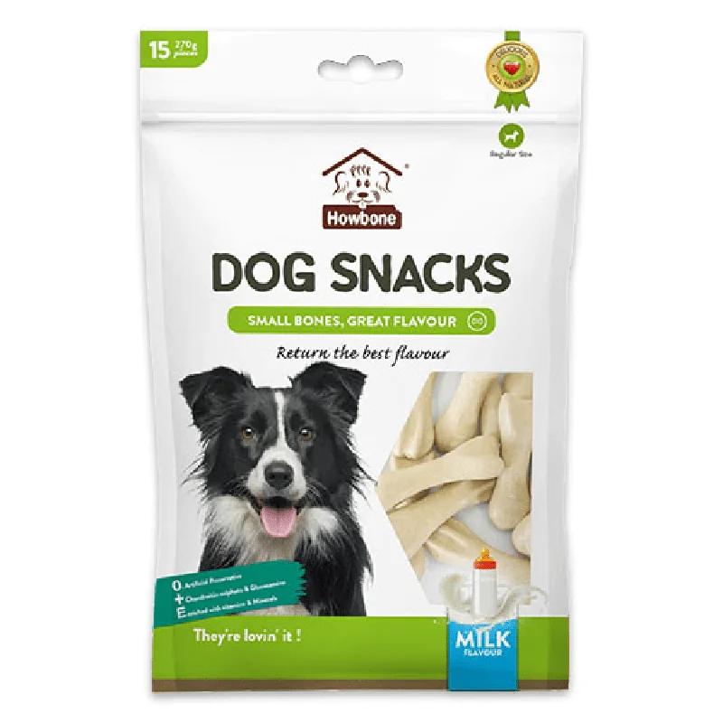 Gnawlers How Bone Milk Flavoured Dog Treats (Limited Shelf Life)