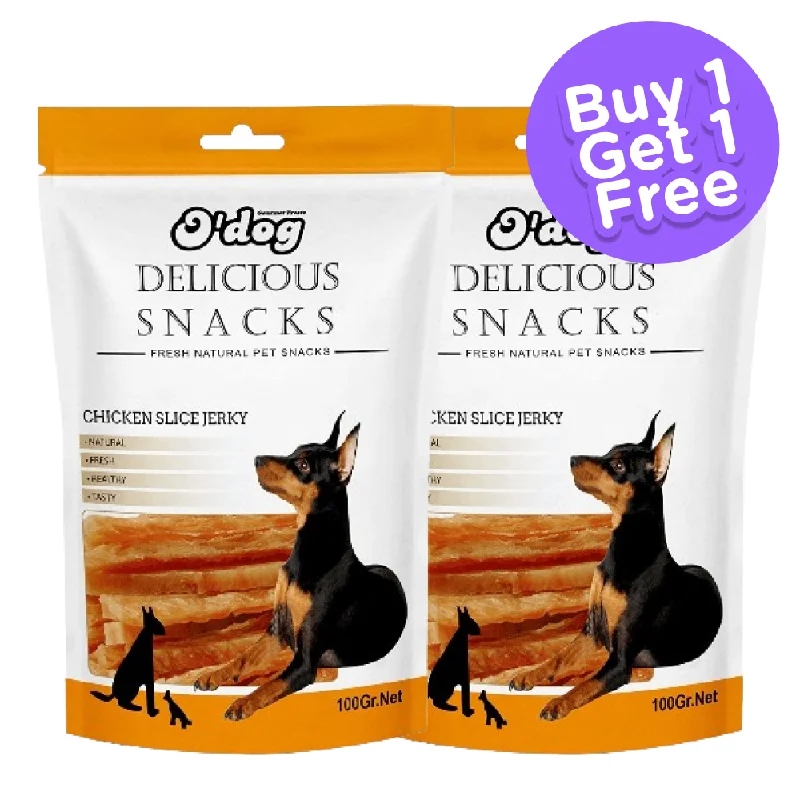 O'Dog Chicken Slice Jerky Dog Treats (Buy 1 Get 1) (Limited Shelf Life)