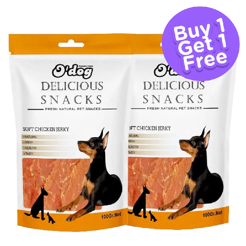 O'Dog Soft Chicken Jerky Dog Treats (Buy 1 Get 1) (Limited Shelf Life)