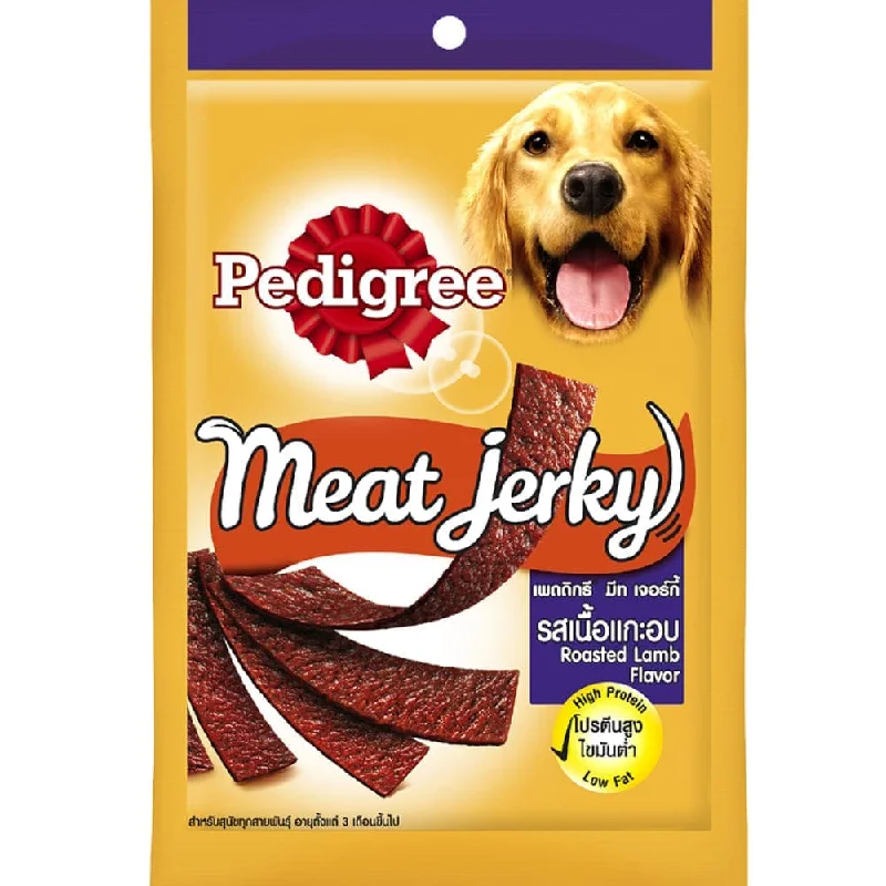 Pedigree Roasted Lamb Meat Jerky Adult Dog Treats (Limited Shelf Life)