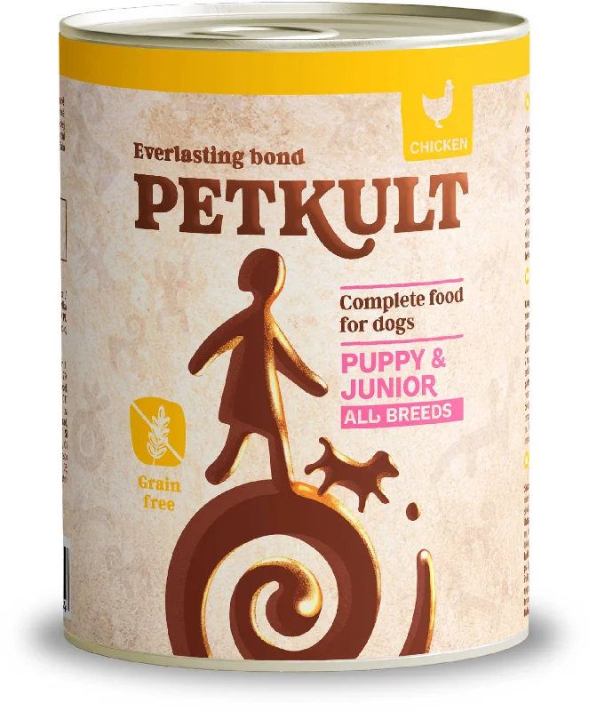 PETKULT Conservă pentru câini JUNIOR, cu Pui 800g