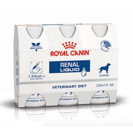 ROYAL CANIN VD Renal Liquid  - Dietă lichidă pentru câini 3x200ml