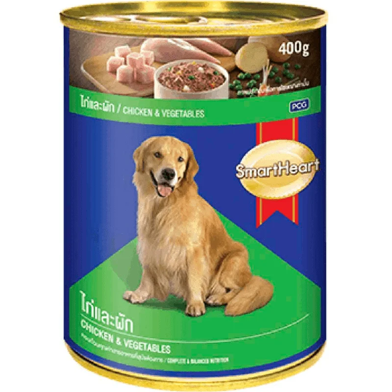 SmartHeart Chicken With Vegetables Adult Canned Wet Dog Food