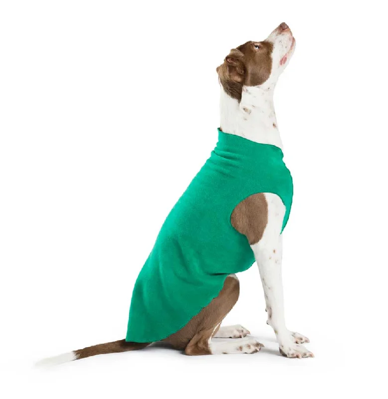 GOLD PAW | Stretch Fleece in Emerald Green (BIG DOG SALE)